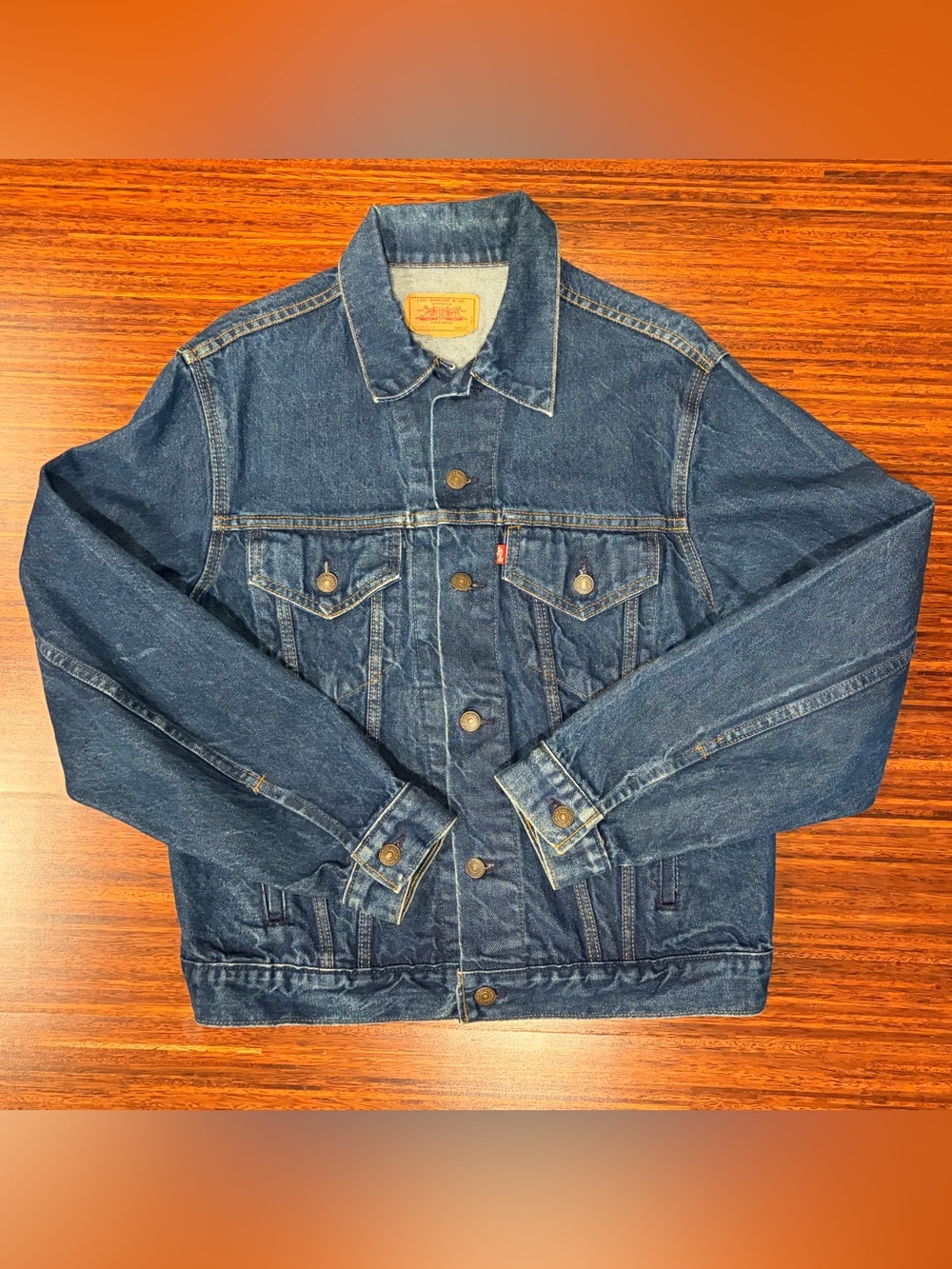 Vintage 80s Levi’s 70506 Trucker Jacket type III 70506 Made in USA size 42R